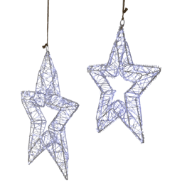 Northlight LED Stars Outdoor Christmas Decorations - Set of 2