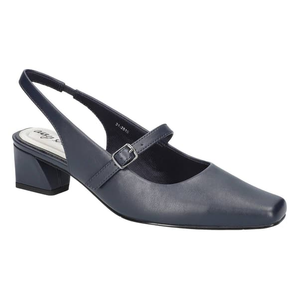 Womens Easy Street Cameo Square Toe Slingback Pumps - image 