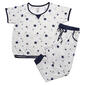 Plus Size Pillow Talk Short Sleeve Stars Jogger Pajama Set - image 2
