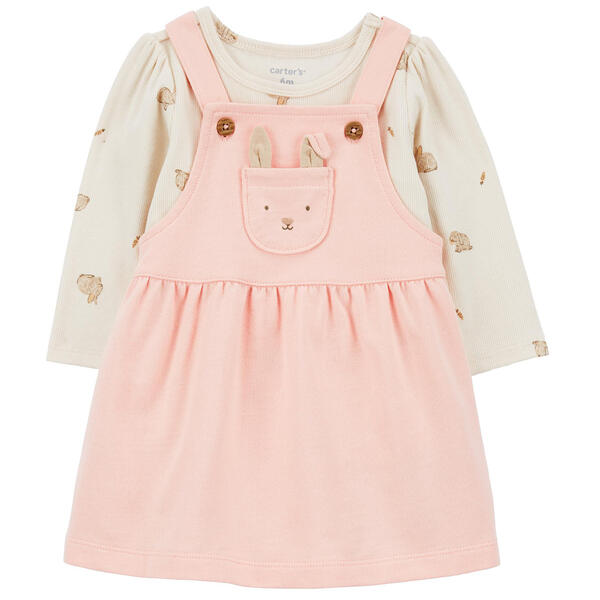 Baby Girl &#40;3-24M&#41; Carters&#40;R&#41; Bunny Jumper Set - image 