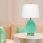 Lalia Home Pleated Table Lamp w/White Fabric Shade - image 3