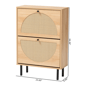 Baxton Studio Remus 12-Pair Wood Shoe Cabinet - image 10
