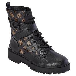 Womens Guess Orana Combat Ankle Boots
