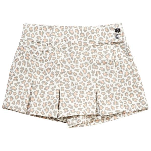 Girls (7-16) Jessica Simpson Leopard Pleated Skorts - image 