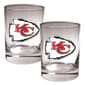 NFL Kansas City Chiefs 2pc. 14oz. Rocks Glass Set - image 1