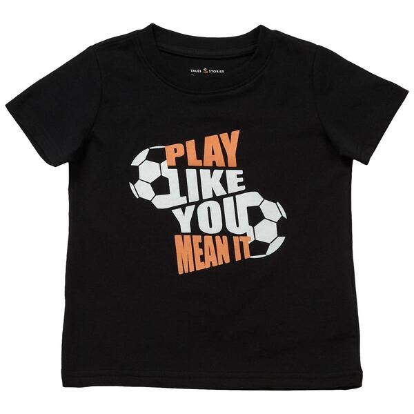 Toddler Boy Tales & Stories Short Sleeve Soccer Graphic Tee - image 