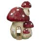 Northlight Seasonal 18in. Mushroom House Outdoor Garden Statue - image 1