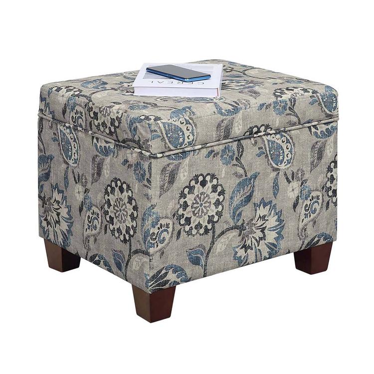 Convenience Concepts Madison Paisley Storage Ottoman