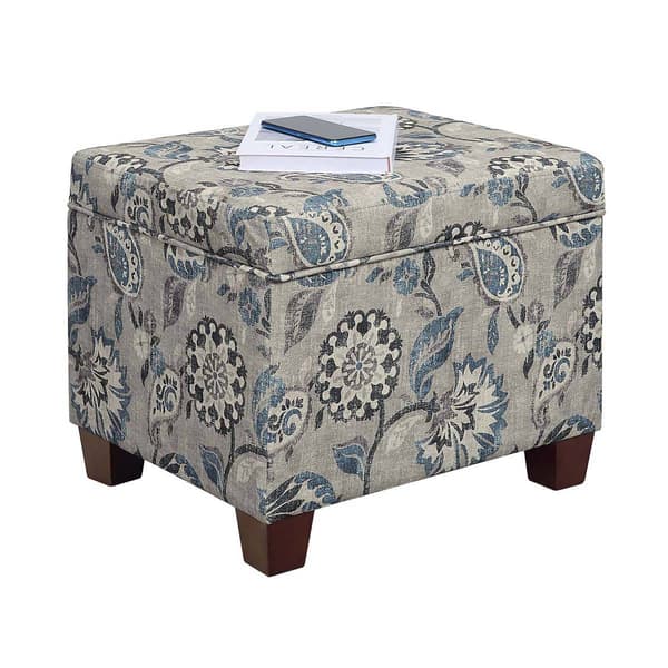 Convenience Concepts Madison Paisley Storage Ottoman
