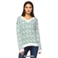 Womens White Mark Leopard Sweater - image 7