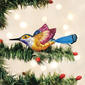 Old World Christmas Vibrant Hummingbird Glass Ornament - image 1