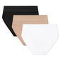 Womens Warners® 3pk Cotton High-Cut Lace Panties WRW263HC04 - image 6