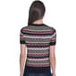 Womens Tommy Hilfiger Short Sleeve Scallop Stripe Sweater - image 2
