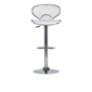 Linon Home Decor Beldon White Faux Leather Adjustable Barstool - image 2