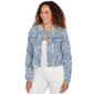 Petite Skye’s the Limit Fresh Start Embroidered Denim Jacket - image 3