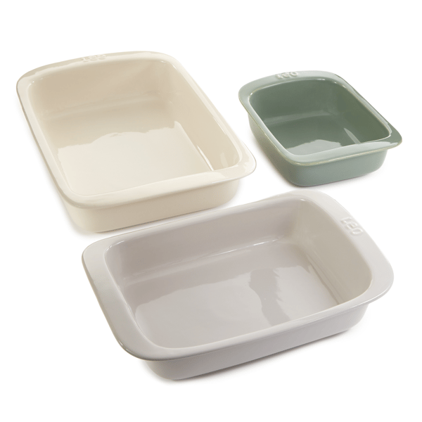 BergHOFF Balance Stone 3pc. Rectangular Baking Dish Set