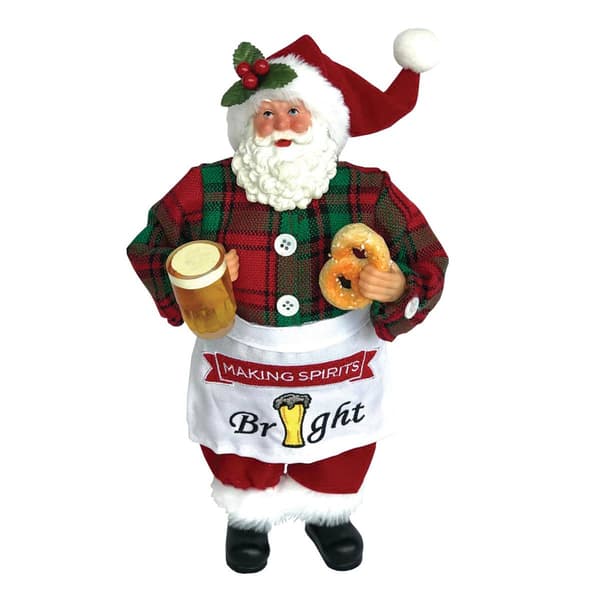 Santa''s Workshop 12in. Making Spirits Bright Santa - image 