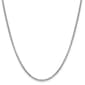 Gold Classics(tm) 2.45mm. White Gold Semi-Solid Box Necklace - image 1
