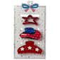 Womens Fantasia 3pk. Americana Claw Clips - image 2