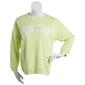 Juniors No Comment New York Oversized Fleece Lined Sweatshirt - image 1