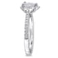Laura Ashley® Sterling Silver 1/3ct. Diamond Heart Ring - image 2