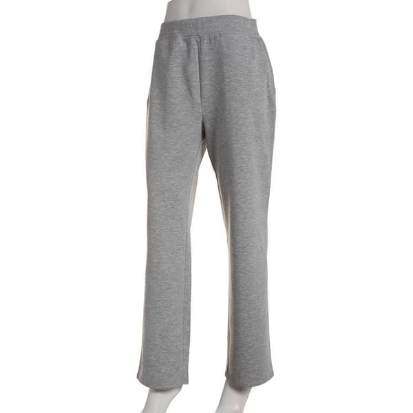 Womens Emily Daniels Solid Pull On Silky Knit Pants - image 