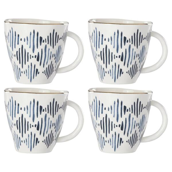 Lenox&#40;R&#41; Blue Bay&#40;tm&#41; Ikat Dessert Mug - image 