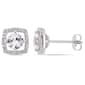 Gemstone Classics&#40;tm&#41; White Gold & Sapphire Stud Earrings - image 1