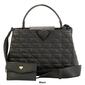 Betsey Johnson Heart Double Compartment Satchel w/ Card Case - image 5
