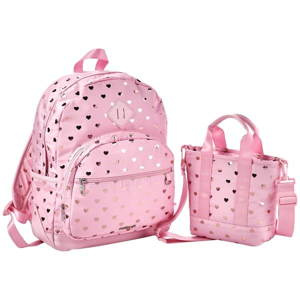 Womens Madden Girl Nylon Backpack with Lunchbox