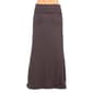 Womens 24/7 Comfort Apparel Foldover Solid Maxi Skirt - image 2