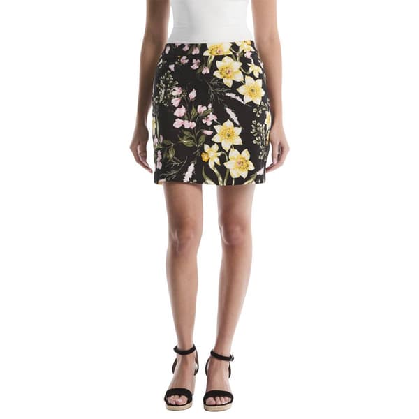 Womens Rafaella Welt Pocket Garden Print Skort - image 