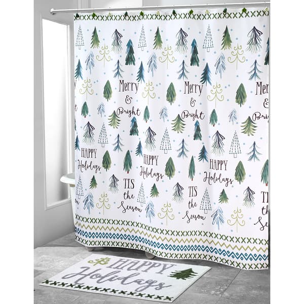 Avanti Christmas Tree Shower Curtain