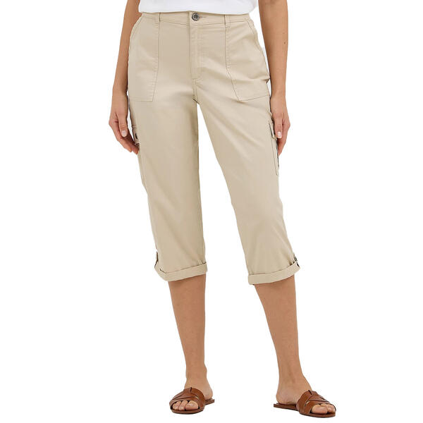 Womens Lee Ultra Lux Flex-to-Go Relaxed Fit Cargo Capri - image 