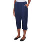 Womens Alfred Dunner Free Spirit Knit Denim Capri Pants - image 4