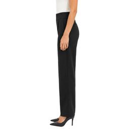 Womens Zac & Rachel Wide Waistband Pull On Bootcut Dress Pants