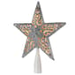 Northlight Seasonal 8.5in. Silver Glitter Star Tree Topper - image 3