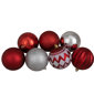 Northlight 75ct. Red & Silver Christmas Ball & Finial Ornaments - image 3
