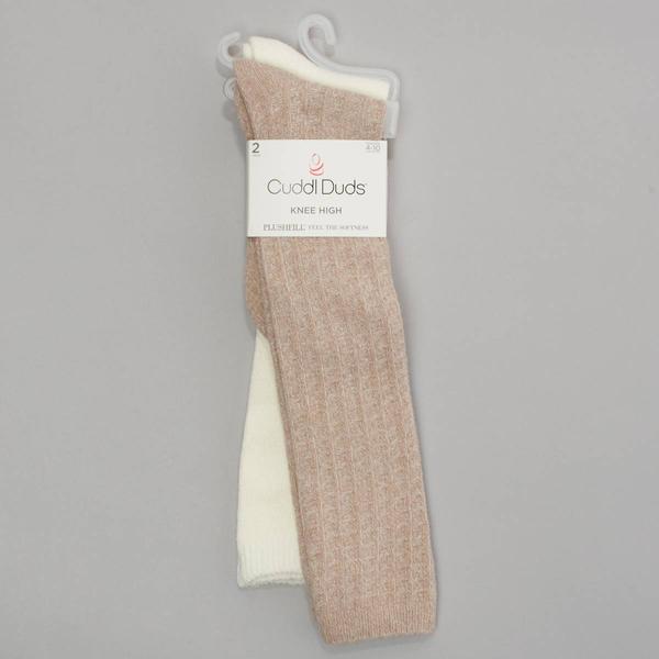 Womens Cuddl Duds 2Pk Rib Ks 26.00