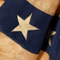 Northlight Tea-Stained Pleated USA Patriotic Bunting Flag - image 5