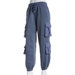 Avia Womens Travel Pants Blue Zip Back Pockets Small Zip Ankle Striped Leg