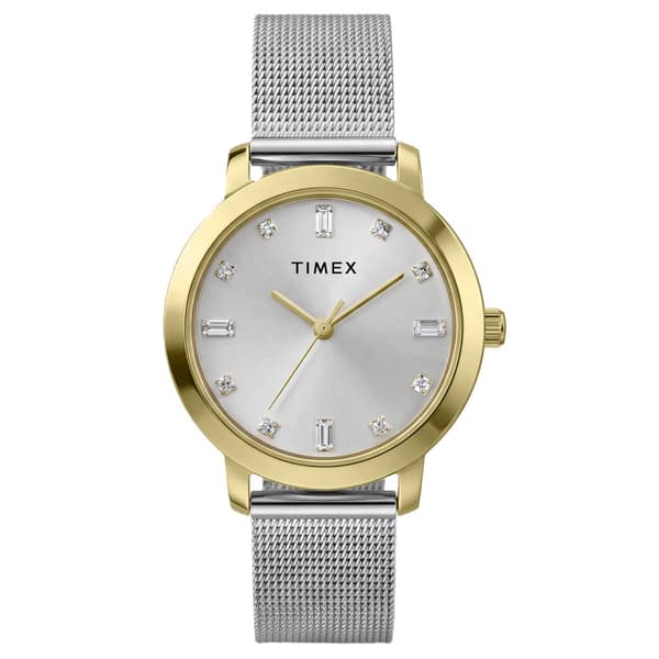 Womens Timex(R) Silver-Tone Mesh Bracelet Watch - TW2Y48800JT - image 