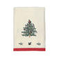 Avanti Spode Christmas Tree Red Hand Towel - image 1
