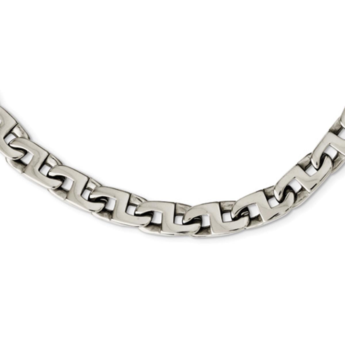 Mens Gentlemen's Classics(tm) Classic Square Link Necklace