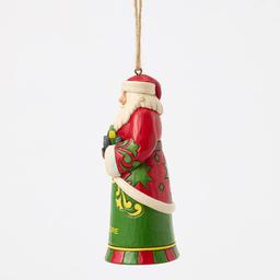Jim Shore Heartwood Creek Santa w/ Tractor Christmas Ornament