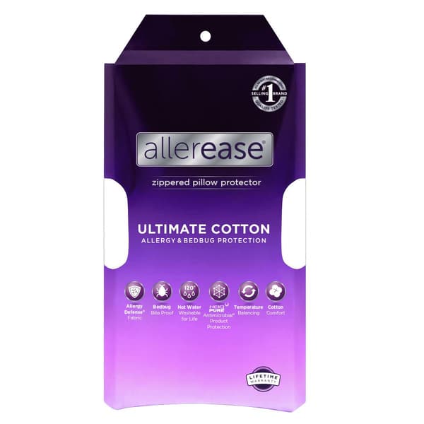 allerease Ultimate Cotton Pillow Cover