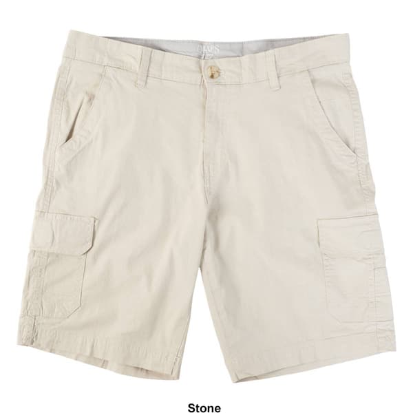 Mens Chaps Poplin Stretch Cargo Shorts