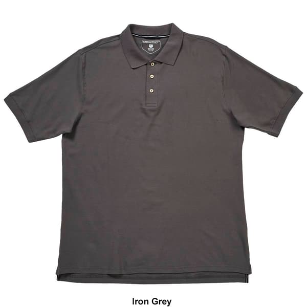 Mens Big & Tall Architect&#174; Short Sleeve Pique Polo