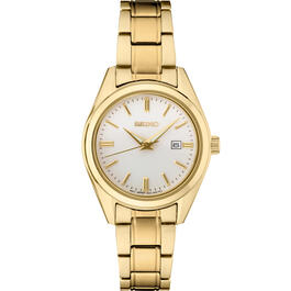 Womens Seiko Essentials Gold Stainless Steel Watch - SUR632