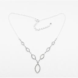 Rosa Rhinestones Crystal Rhinestone Graduate Y Necklace